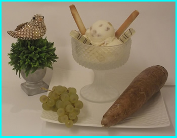 glace manioc au raisin